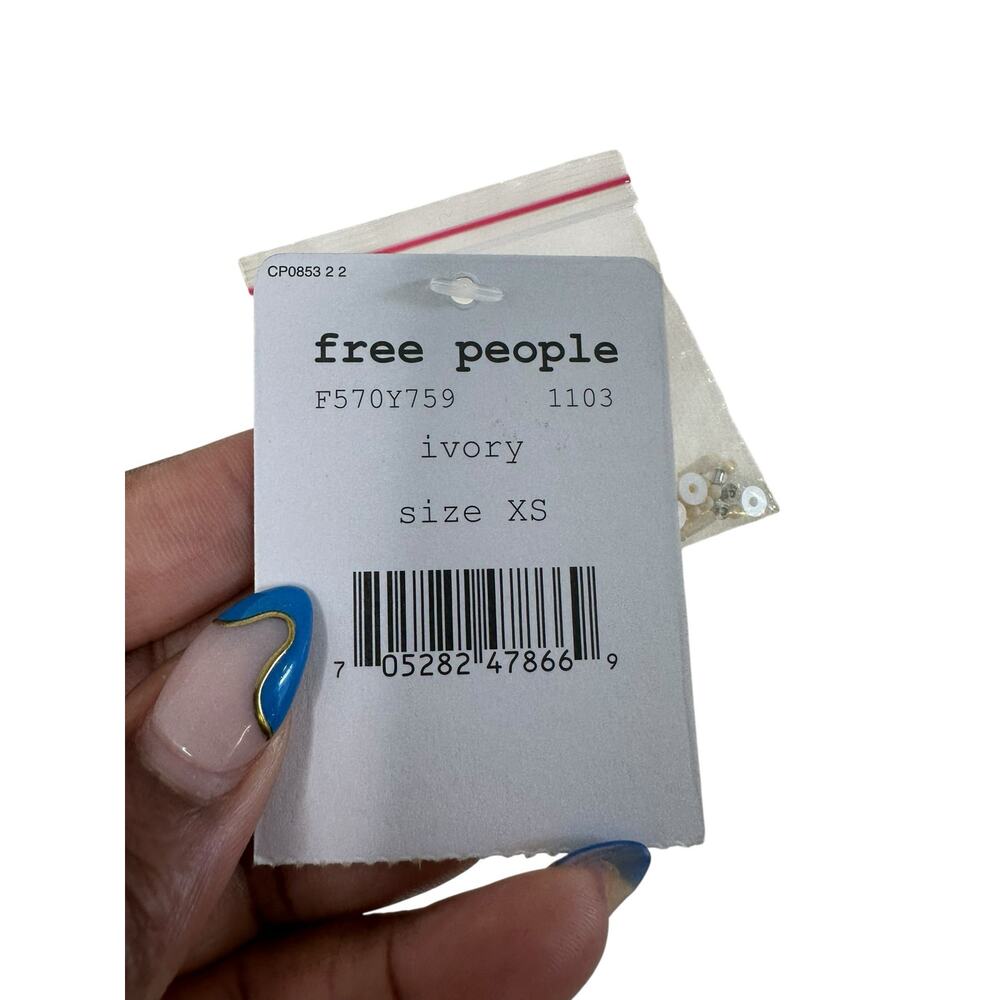 Free People Stardust Dress Beaded Sequin Ethereal Elegance Whimsical Size‎ XS - Picture 3 of 11